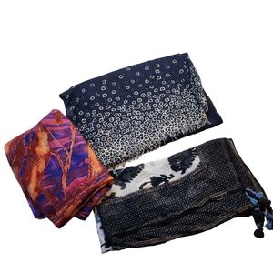 Bundle of 3 Spring Scarves Eddie Bauer,  Cynthia Rowley, Aerie